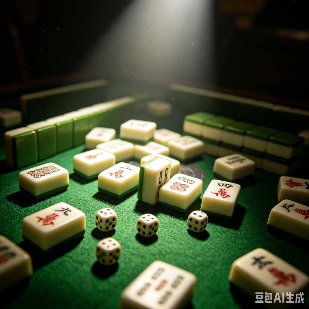 wood mahjong tiles